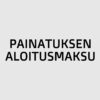 painatuksen aloitusmaksu