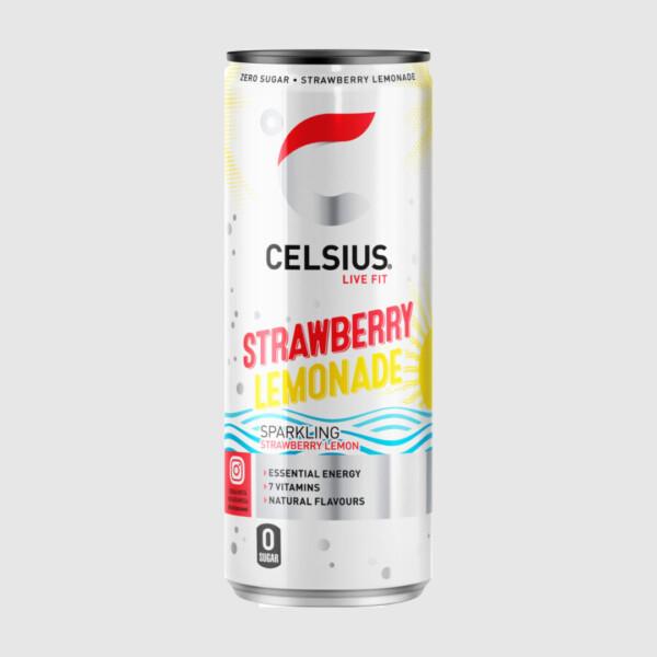 CELSIUS Energiajuoma 355ml - Strawberry Lemonade