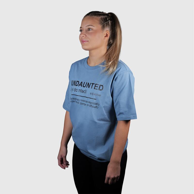 UNDAUNTED Meaning Oversize t-paita - Blue Dusk - Image 2