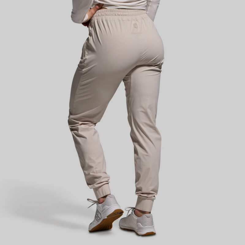 BORN PRIMITIVE Performance Joggers naisten housut - Oatmeal - Image 2