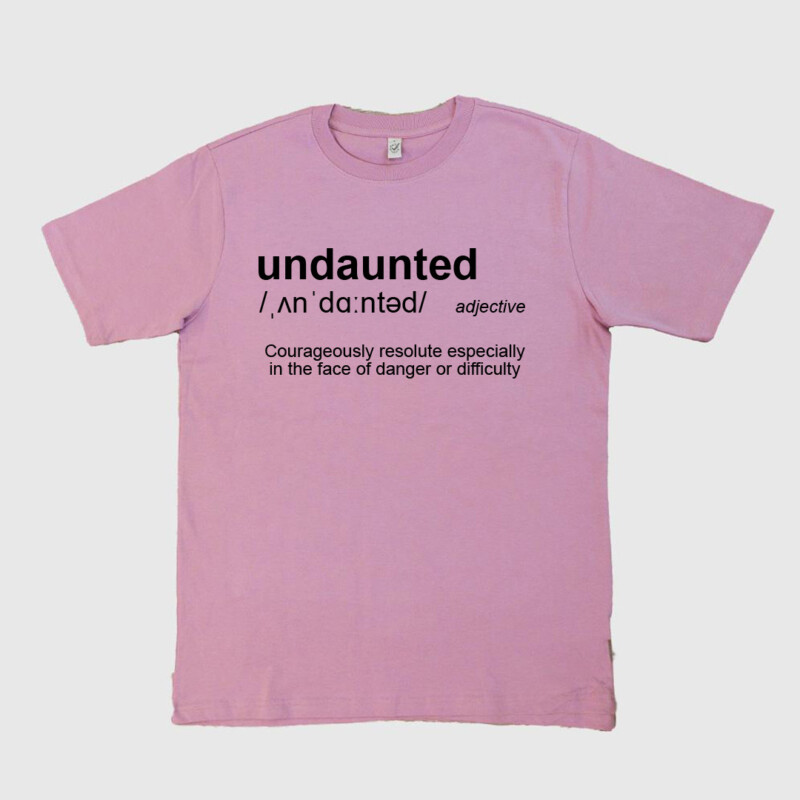 UNDTD Meaning 2.0 Oversize t-paita - Miami Pink