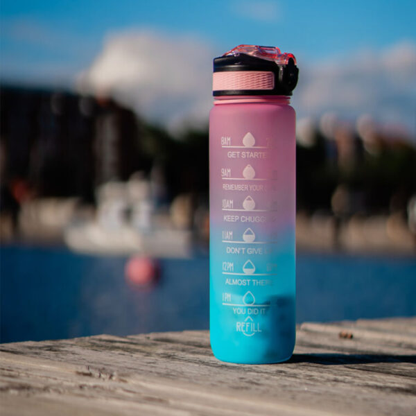 CRUSHFIT Juomapullo 900ml - Pinkki-Sininen