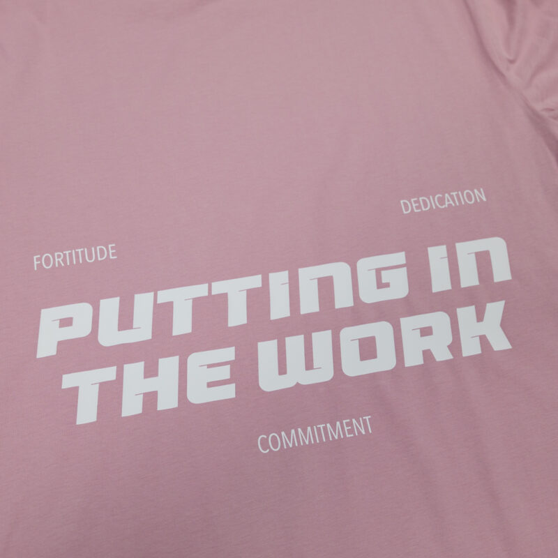 UNDTD Putting in The Work T-paita - Miami Pink - Image 4